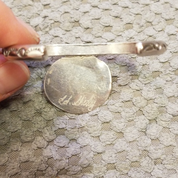 Vintage Ed Shirley Silver and Turquoise Set - Picture 6 of 6